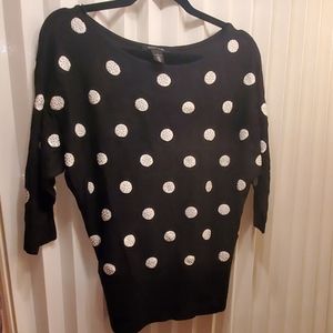 WHBM SMALL 3/4 sleeve sweater